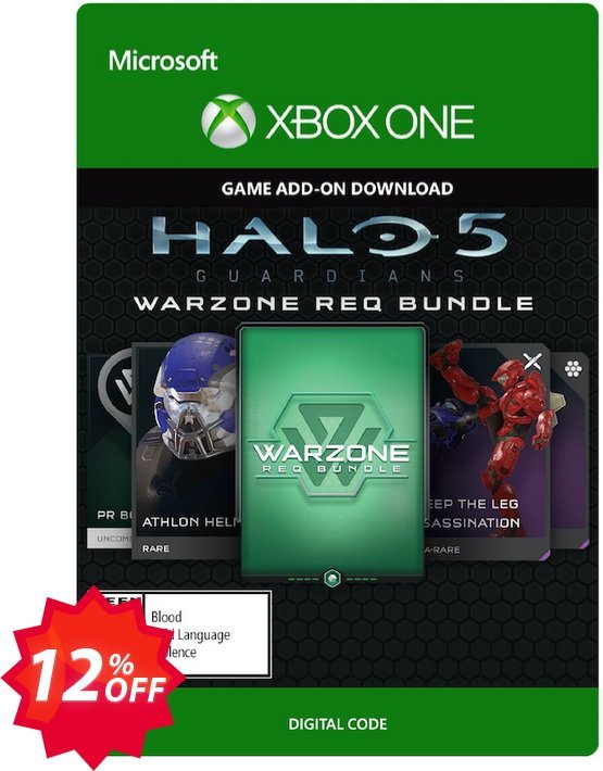 Halo 5 Guardians - Warzone REQ Bundle Xbox One - Digital Code Coupon code 12% discount 