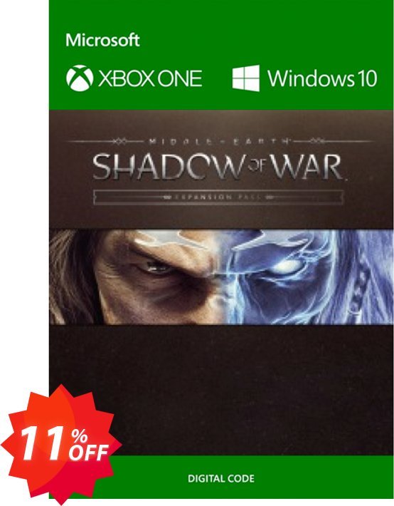 Middle-Earth: Shadow of War Expansion Pass Xbox One Coupon code 11% discount 