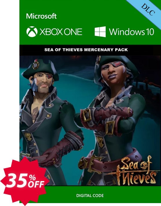 Sea of Thieves Mercenary DLC Xbox One/PC Coupon code 35% discount 