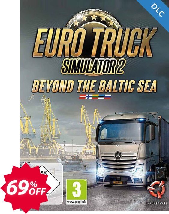 Euro Truck Simulator 2 Beyond the Baltic Sea DLC PC Coupon code 69% discount 