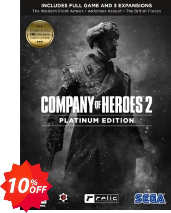 Company of Heroes 2 Platinum Edition PC Coupon code 10% discount 