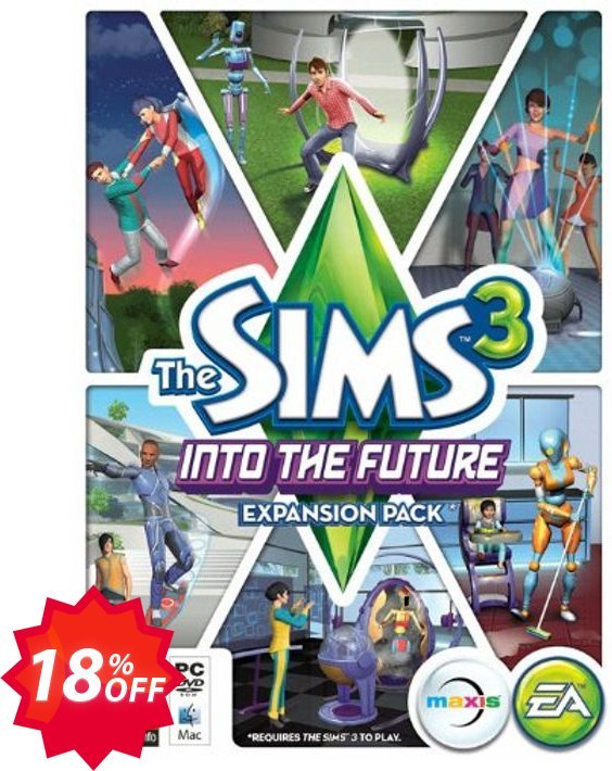 The Sims 3: Into the Future PC Coupon code 18% discount 