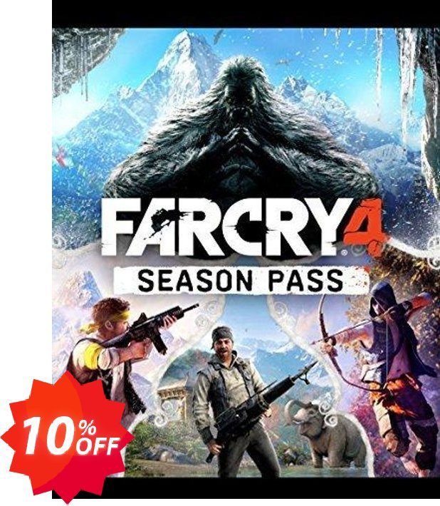 Far Cry 4 Season Pass PC Coupon code 10% discount 