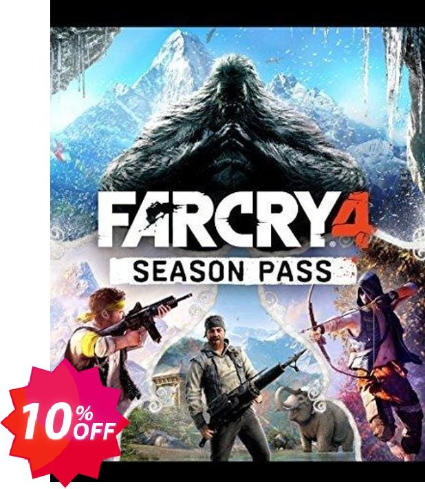 Far Cry 4 Season Pass PC Coupon code 10% discount 