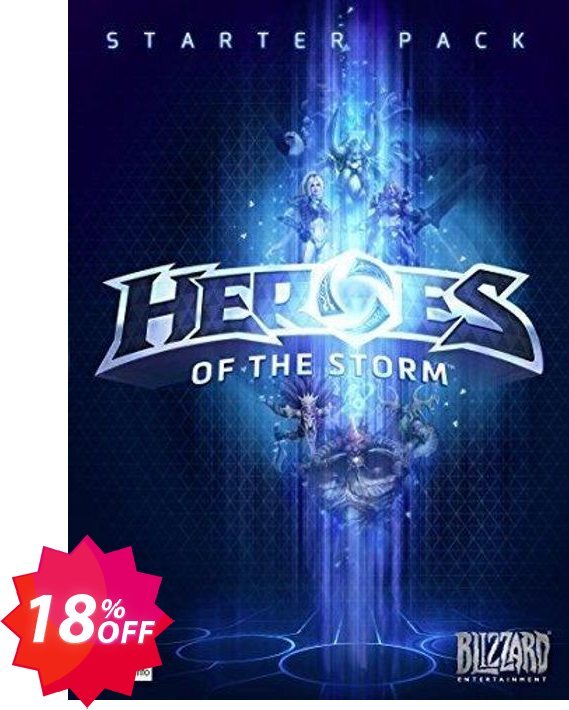 Heroes of the Storm Starter Pack PC/MAC Coupon code 18% discount 