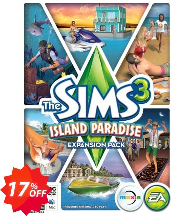 The Sims 3: Island Paradise PC Coupon code 17% discount 