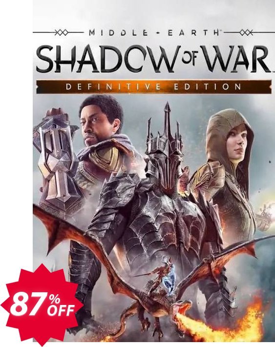 Middle-earth Shadow of War Definitive Edition PC Coupon code 87% discount 