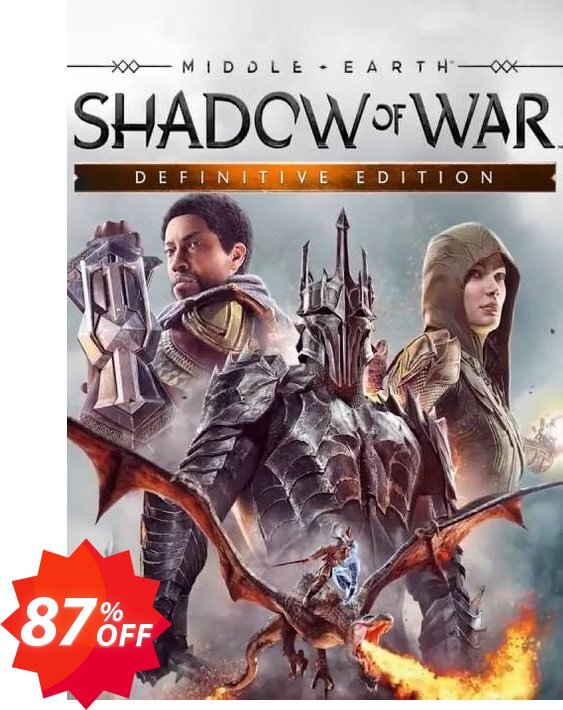 Middle-earth Shadow of War Definitive Edition PC Coupon code 87% discount 