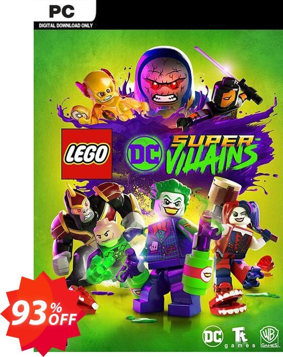 Lego DC Super-Villains PC Coupon code 93% discount 
