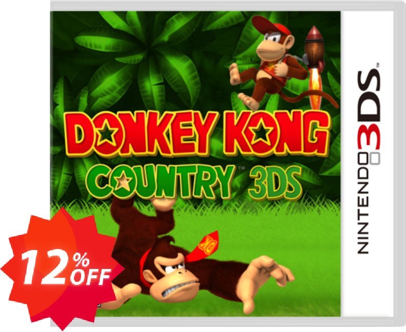 Donkey Kong Country 3DS - Game Code, ENG  Coupon code 12% discount 