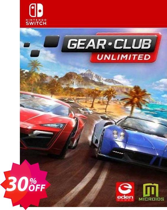 Gear Club Unlimited Switch, EU  Coupon code 30% discount 