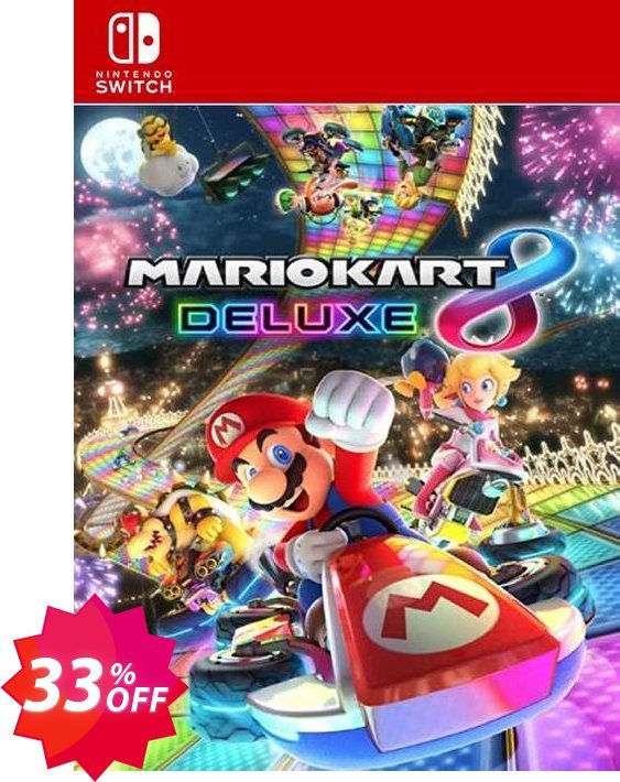 Mario Kart 8 Deluxe Switch, AUS/NZ  Coupon code 33% discount 