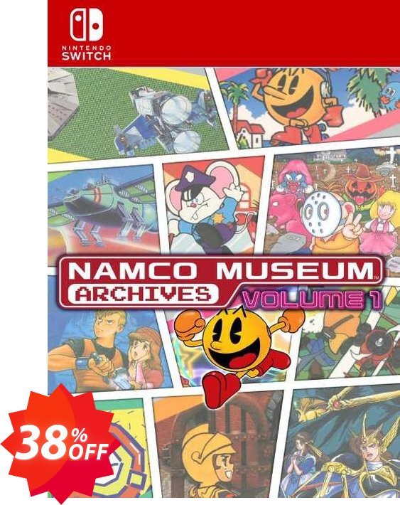 Namco Museum Archives Vol 1 Switch, EU  Coupon code 38% discount 