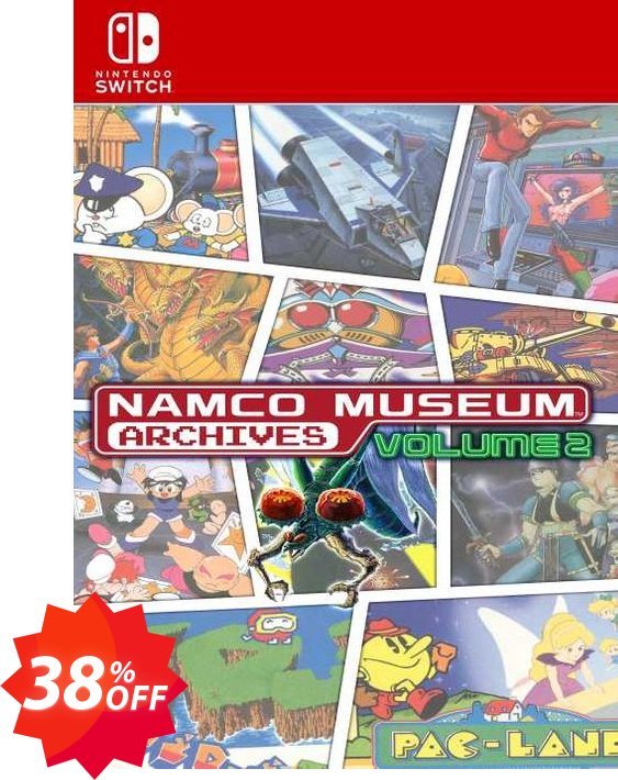 Namco Museum Archives Vol 2 Switch, EU  Coupon code 38% discount 