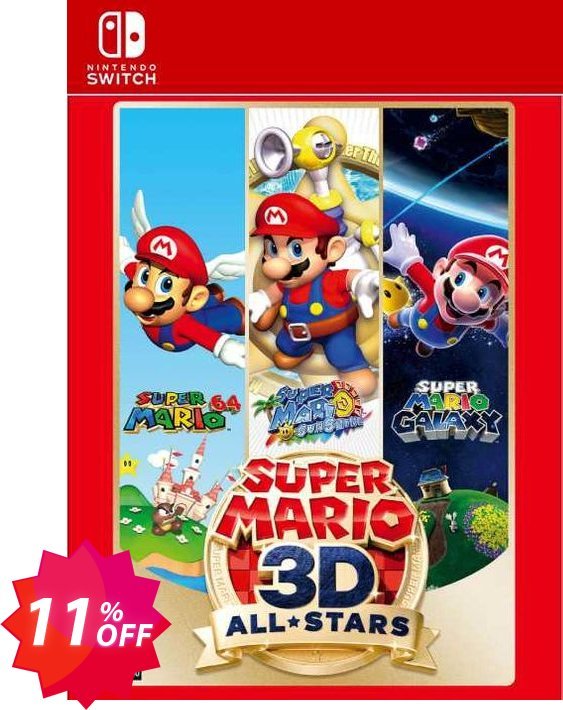 Super Mario 3D All-Stars Switch, EU  Coupon code 11% discount 