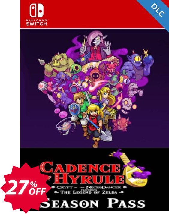Cadence of Hyrule – Crypt of the NecroDancer Featuring The Legend of Zelda: Season Pass Switch, EU  Coupon code 27% discount 