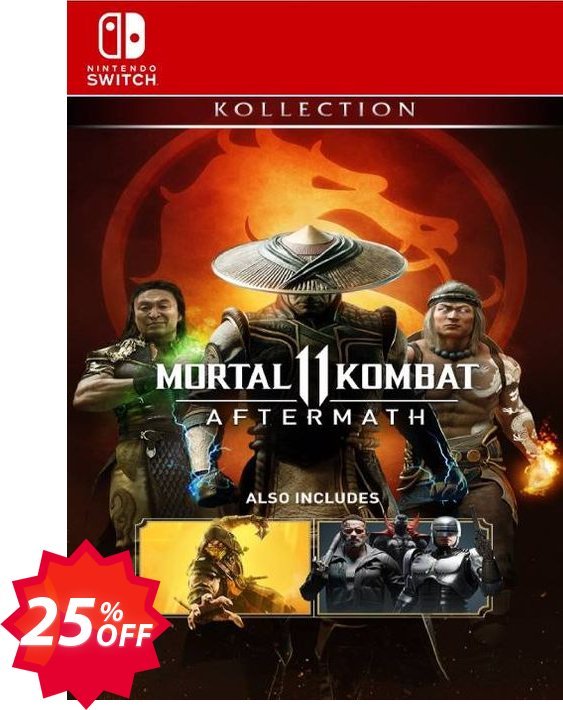 Mortal KOMBAT 11: Aftermath Kollection Switch, US  Coupon code 25% discount 