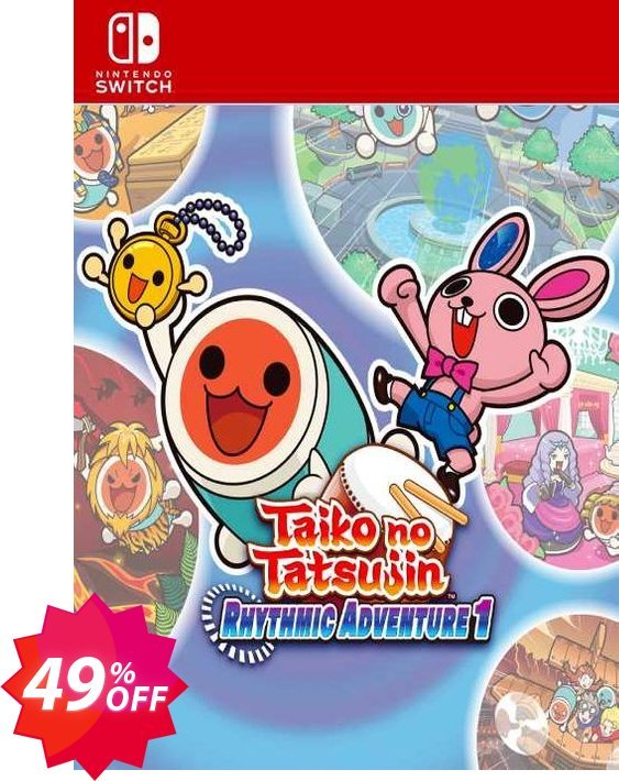Taiko no Tatsujin Rhythmic Adventure Pack 1 Switch, EU  Coupon code 49% discount 