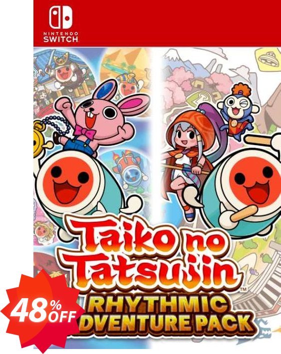 Taiko no Tatsujin: Rhythmic Adventure Pack Switch, EU  Coupon code 48% discount 