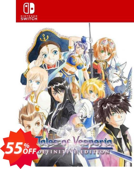 Tales of Vesperia Definitive Edition Switch, EU  Coupon code 55% discount 