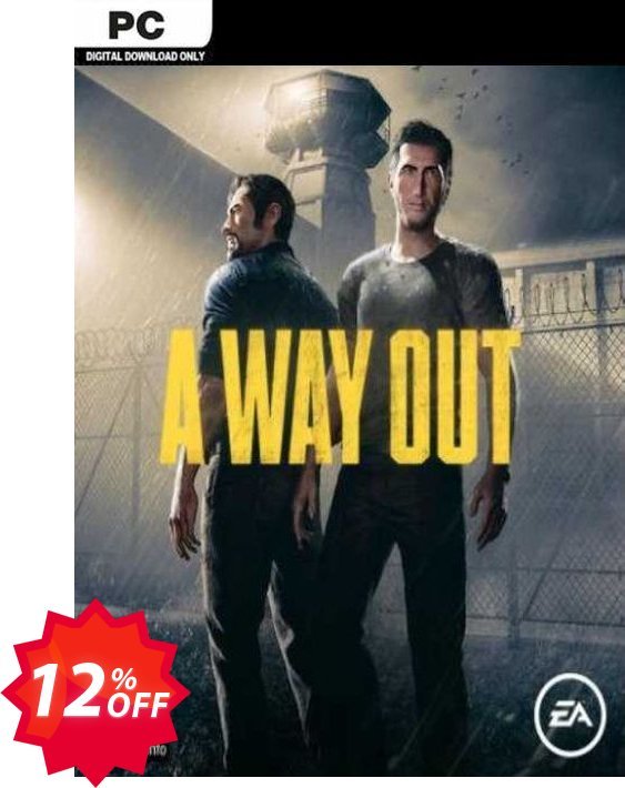 A Way Out PC, EN  Coupon code 12% discount 