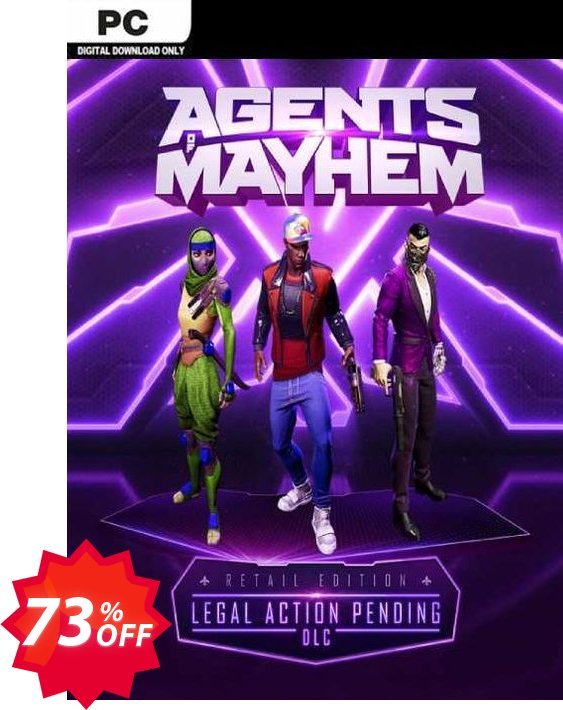 Agents of Mayhem - Legal Action Pending PC - DLC Coupon code 73% discount 