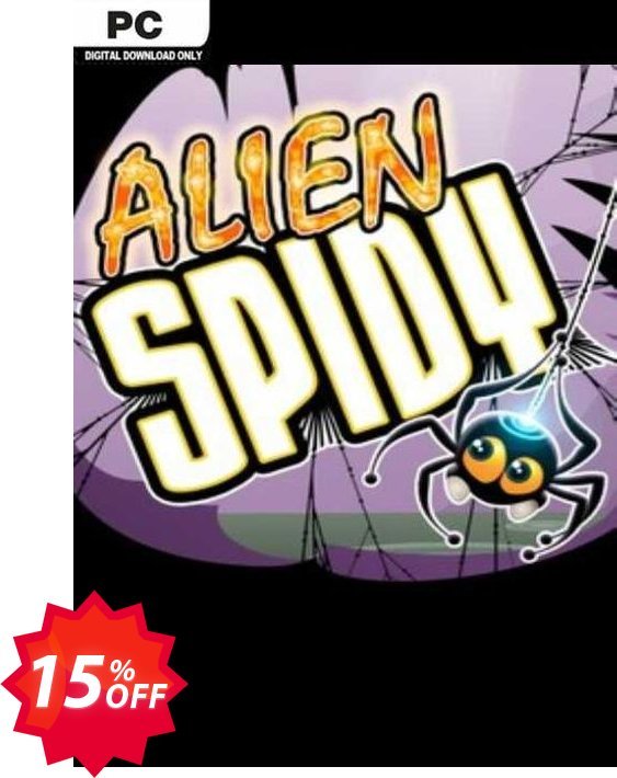 Alien Spidy PC Coupon code 15% discount 