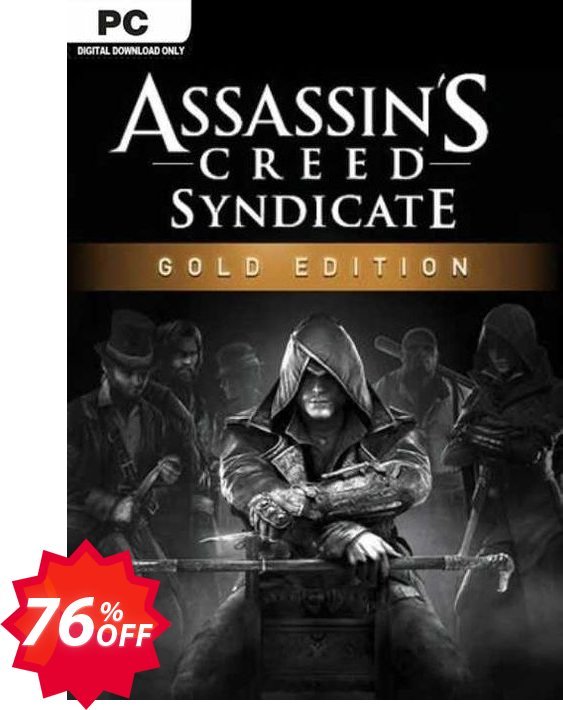 Assassin’s Creed Syndicate - Gold Edition PC, EU  Coupon code 76% discount 