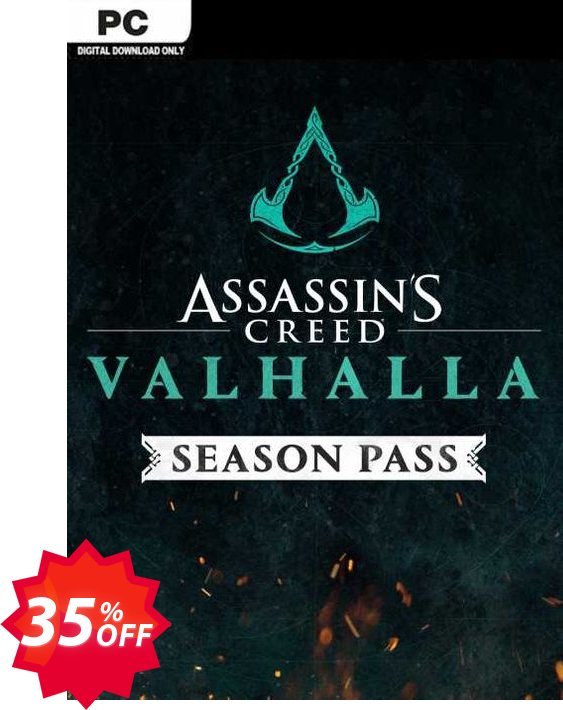 Assassin's Creed Valhalla - Season Pass PC, EU  Coupon code 35% discount 