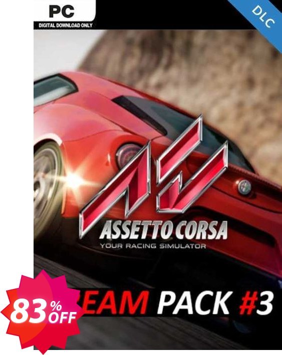 Assetto Corsa - Dream Pack 3 PC - DLC Coupon code 83% discount 