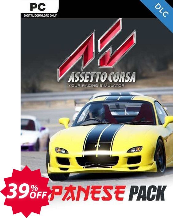 Assetto Corsa - Japanese Pack PC - DLC Coupon code 39% discount 