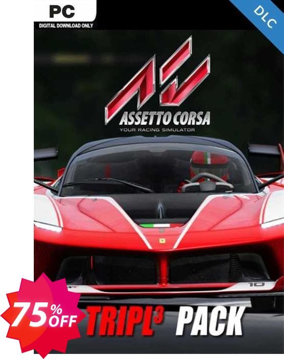 Assetto Corsa -Tripl3 Pack PC - DLC Coupon code 75% discount 