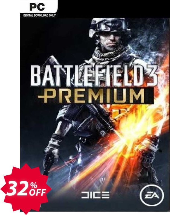 Battlefield 3: Premium Edition PC Coupon code 32% discount 
