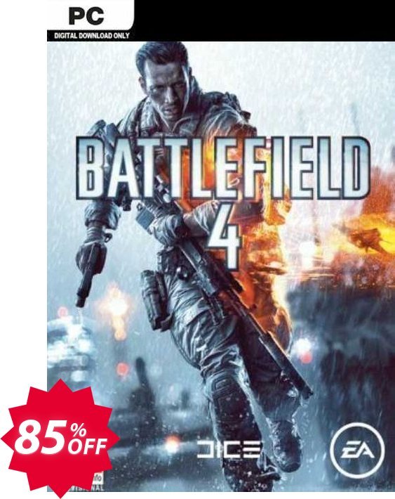 Battlefield 4 PC, EU  Coupon code 85% discount 