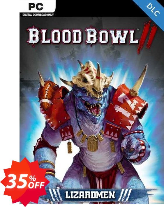 Blood Bowl 2 - Lizardmen PC - DLC Coupon code 35% discount 