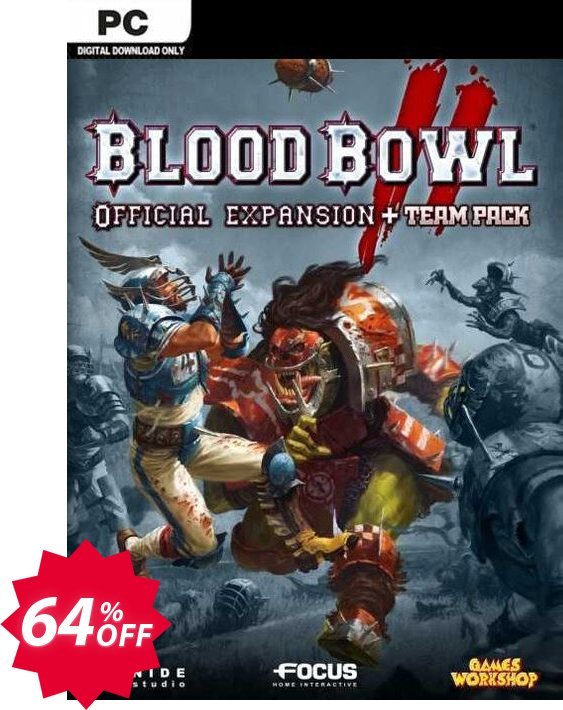 Blood Bowl 2 - Official Expansion + Team Pack PC Coupon code 64% discount 