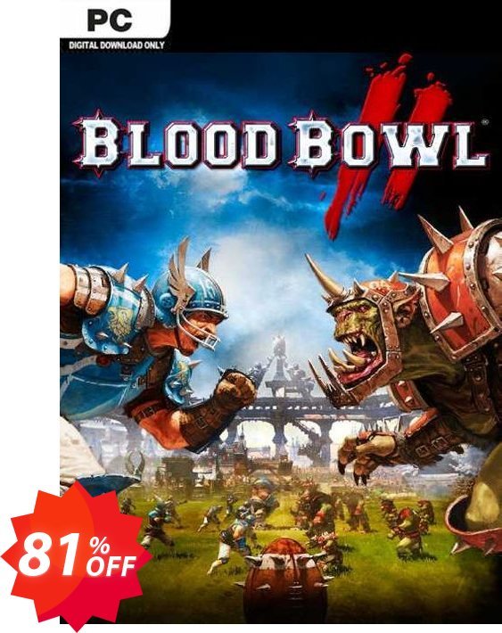 Blood Bowl 2 PC, EU  Coupon code 81% discount 