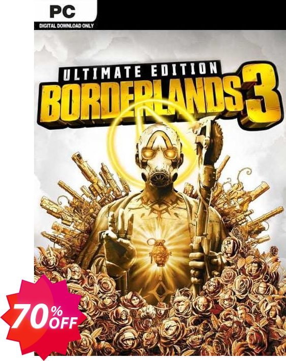 Borderlands 3 Ultimate Edition PC, Steam , WW  Coupon code 70% discount 