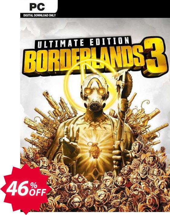 Borderlands 3 Ultimate Edition, Epic , WW  Coupon code 46% discount 