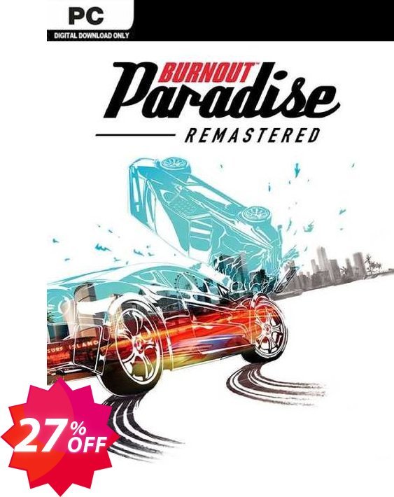 Burnout Paradise Remastered PC, EN  Coupon code 27% discount 