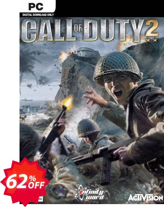 Call of Duty 2 PC Coupon code 62% discount 