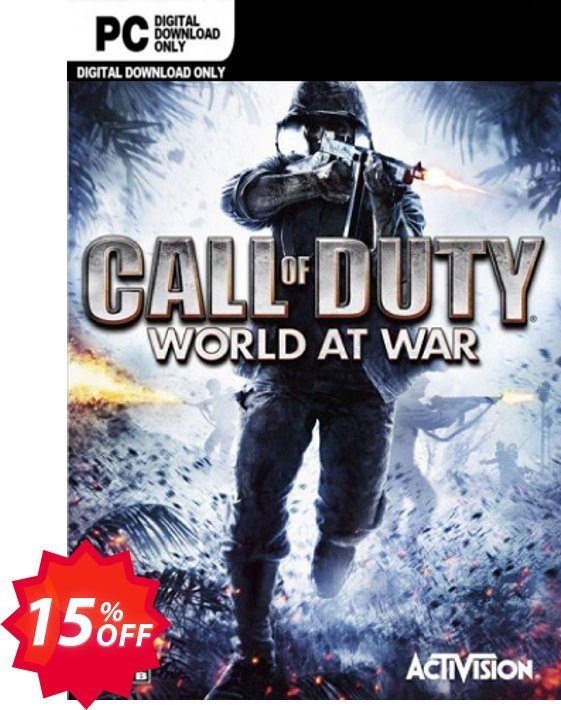 Call of Duty: World at War PC, Steam  Coupon code 15% discount 