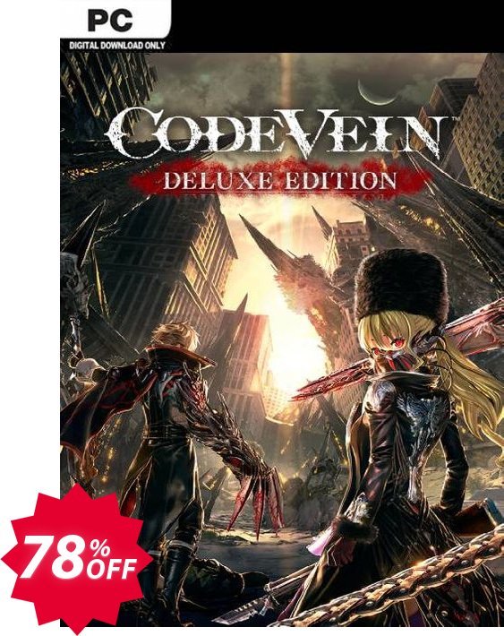 Code Vein Deluxe Edition PC, EU  Coupon code 78% discount 