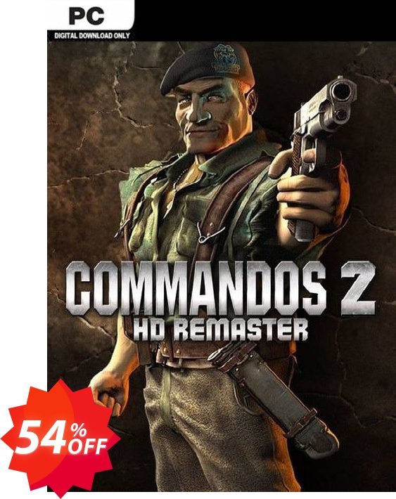 Commandos 2 - HD Remaster PC, EU  Coupon code 54% discount 