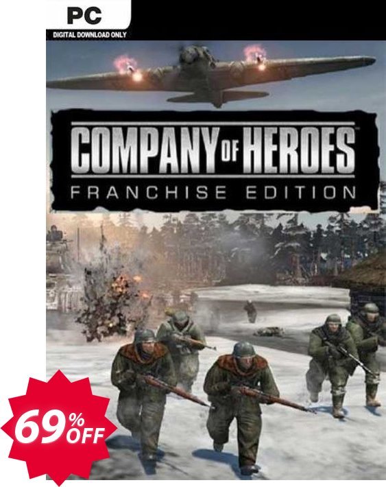Company of Heroes Franchise Edition PC Coupon code 69% discount 