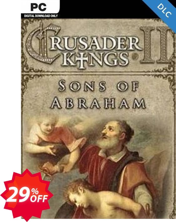 Crusader Kings II: Sons of Abraham PC - DLC Coupon code 29% discount 