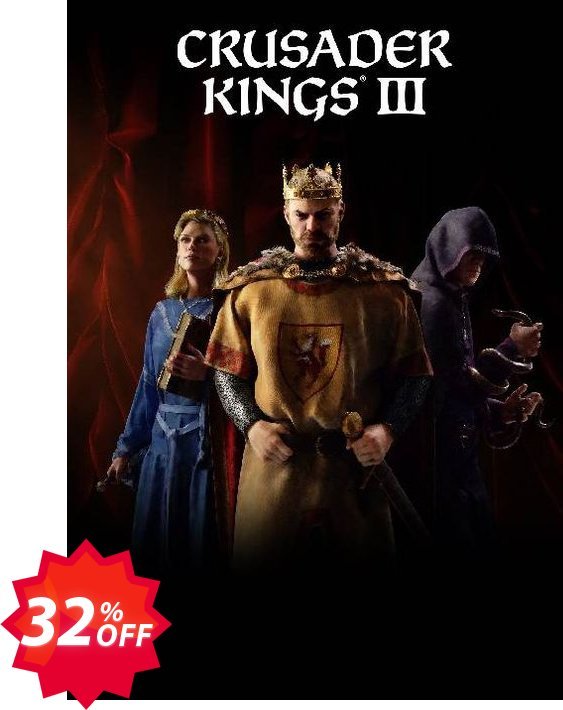 Crusader Kings III PC Coupon code 32% discount 