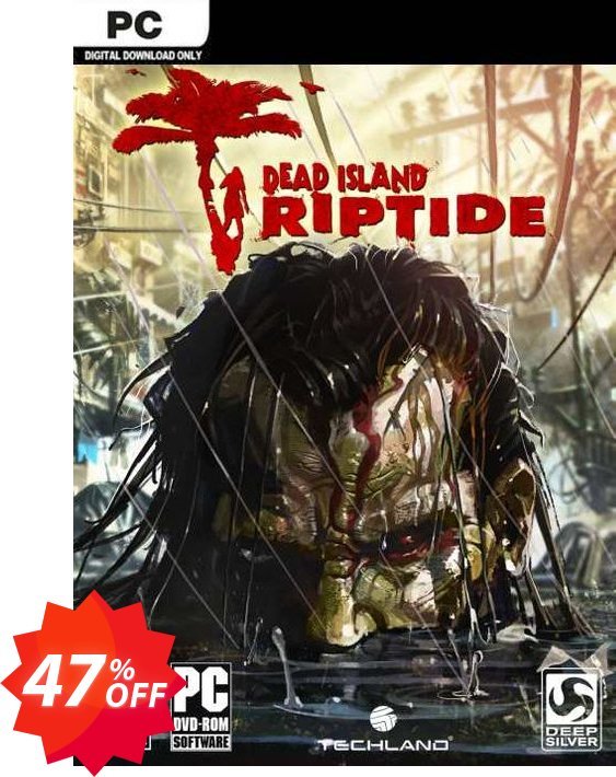 Dead Island: Riptide PC, EU  Coupon code 47% discount 