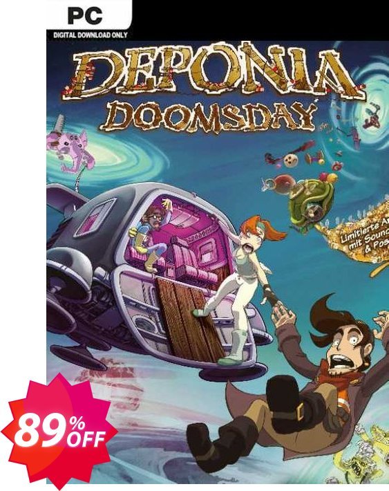 Deponia Doomsday PC Coupon code 89% discount 