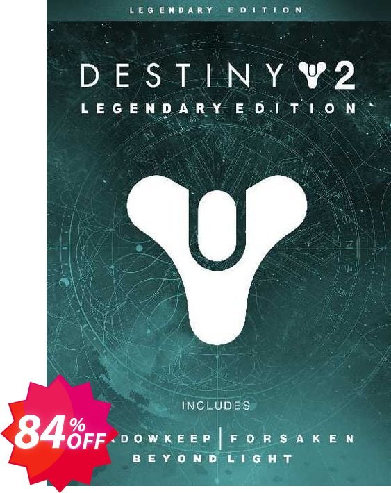 Destiny 2: Legendary Edition PC Coupon code 84% discount 